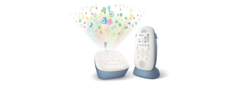 Babyphone DECT SCD 735/00 Philips Avent : un écoute-bébé projecteur d’étoiles